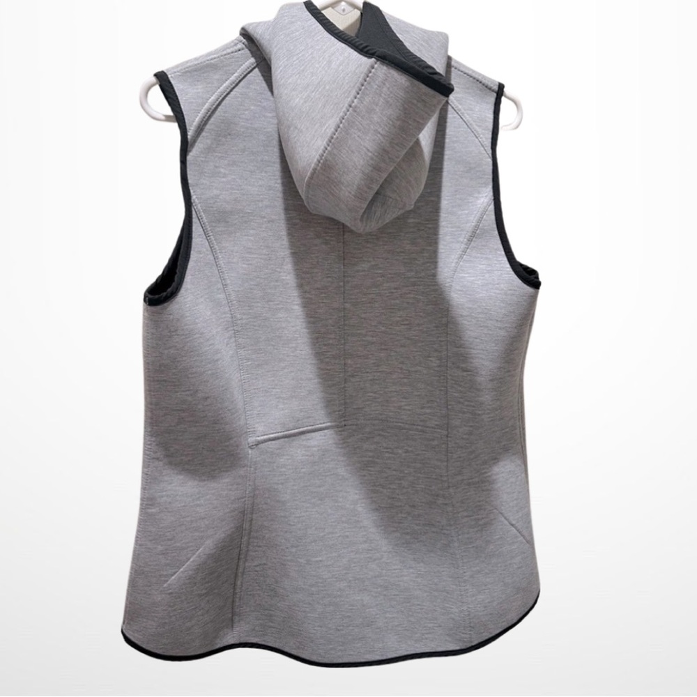 New Gerry Ladies' Lightweight Knit Vest Hooded in Light Heather Grey NWT - Picture 10 of 15